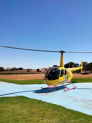 helicopter ride at barrossa valley